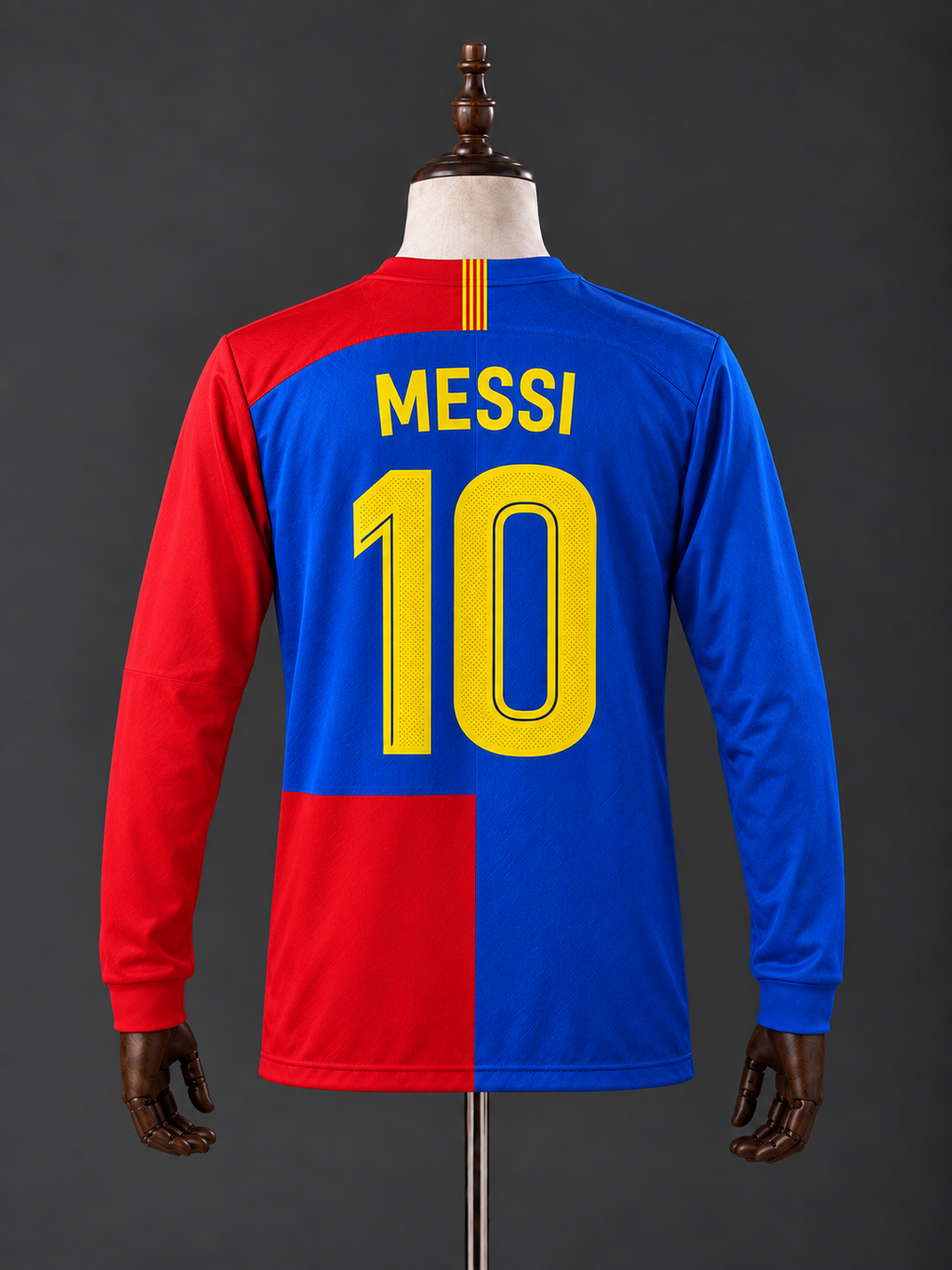 LIONEL MESSI FC BARCELONA 2008 - 09 HOME KIT PREMIUM EMBROIDERY F/S