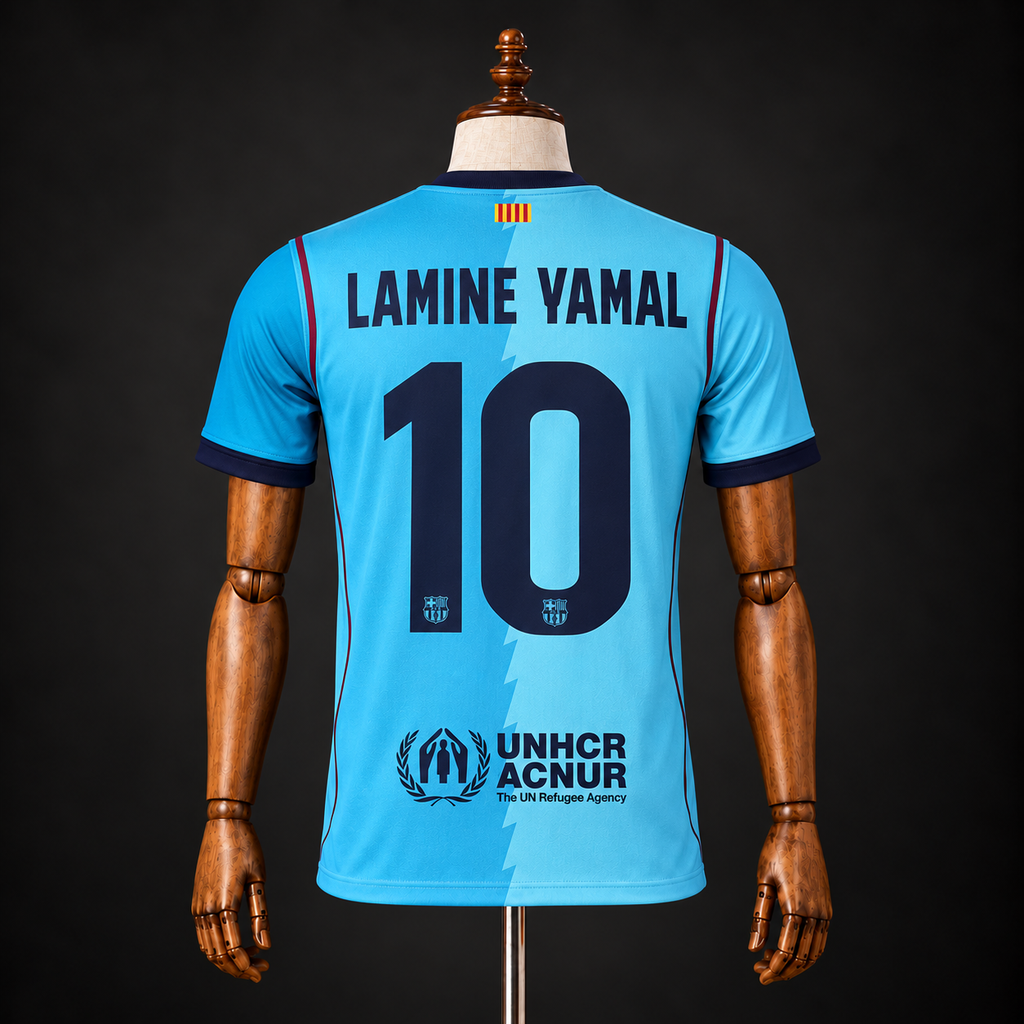 LAMINE YAMAL FC BARCELONA 2026 - 27 THIRD KIT PREMIUM EMBROIDERY