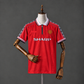 DAVID BECKHAM MANCHESTER UNITED 1998 - 99 HOME KIT PREMIUM EMBROIDERY