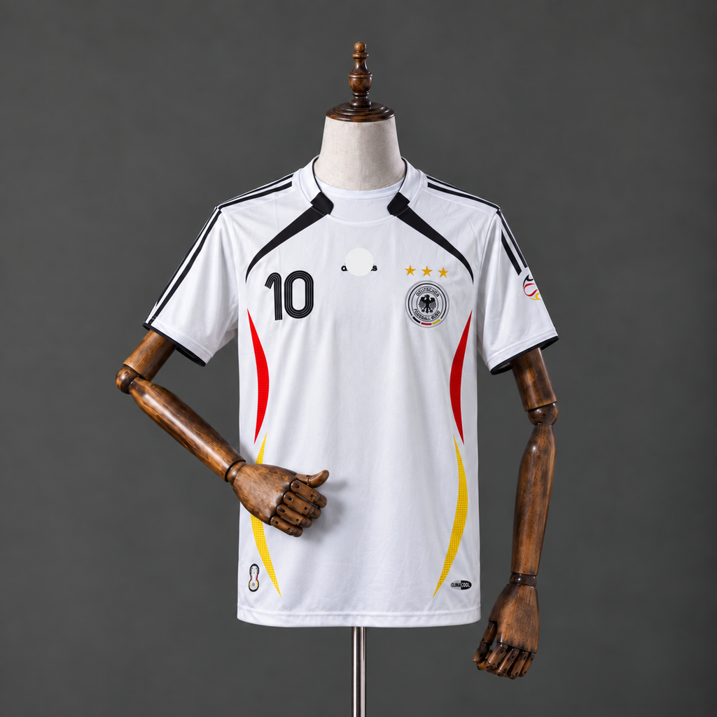TONI KROOS GERMANY 2006 HOME KIT PREMIUM EMBROIDERY
