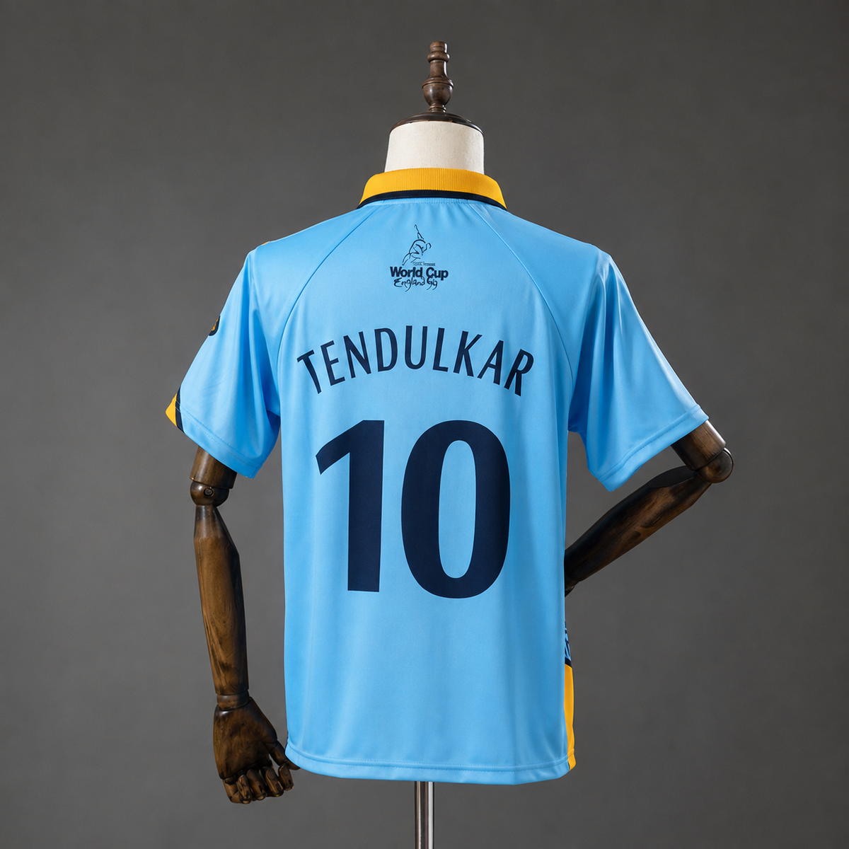 SACHIN TENDULKAR INDIA 1999 WORLD CUP KIT PREMIUM EMBROIDERY