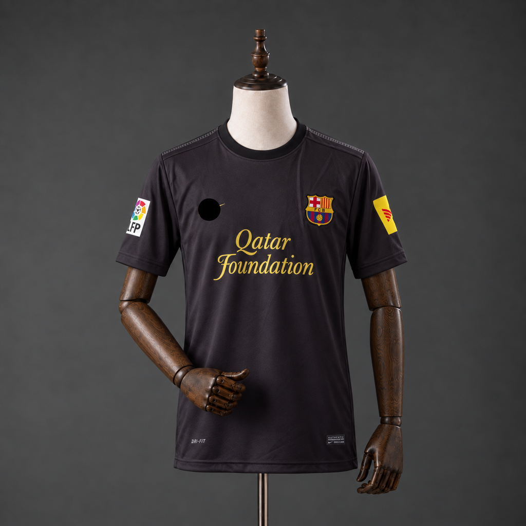 LIONEL MESSI FC BARCELONA 2011 - 12 AWAY KIT PREMIUM EMBROIDERY