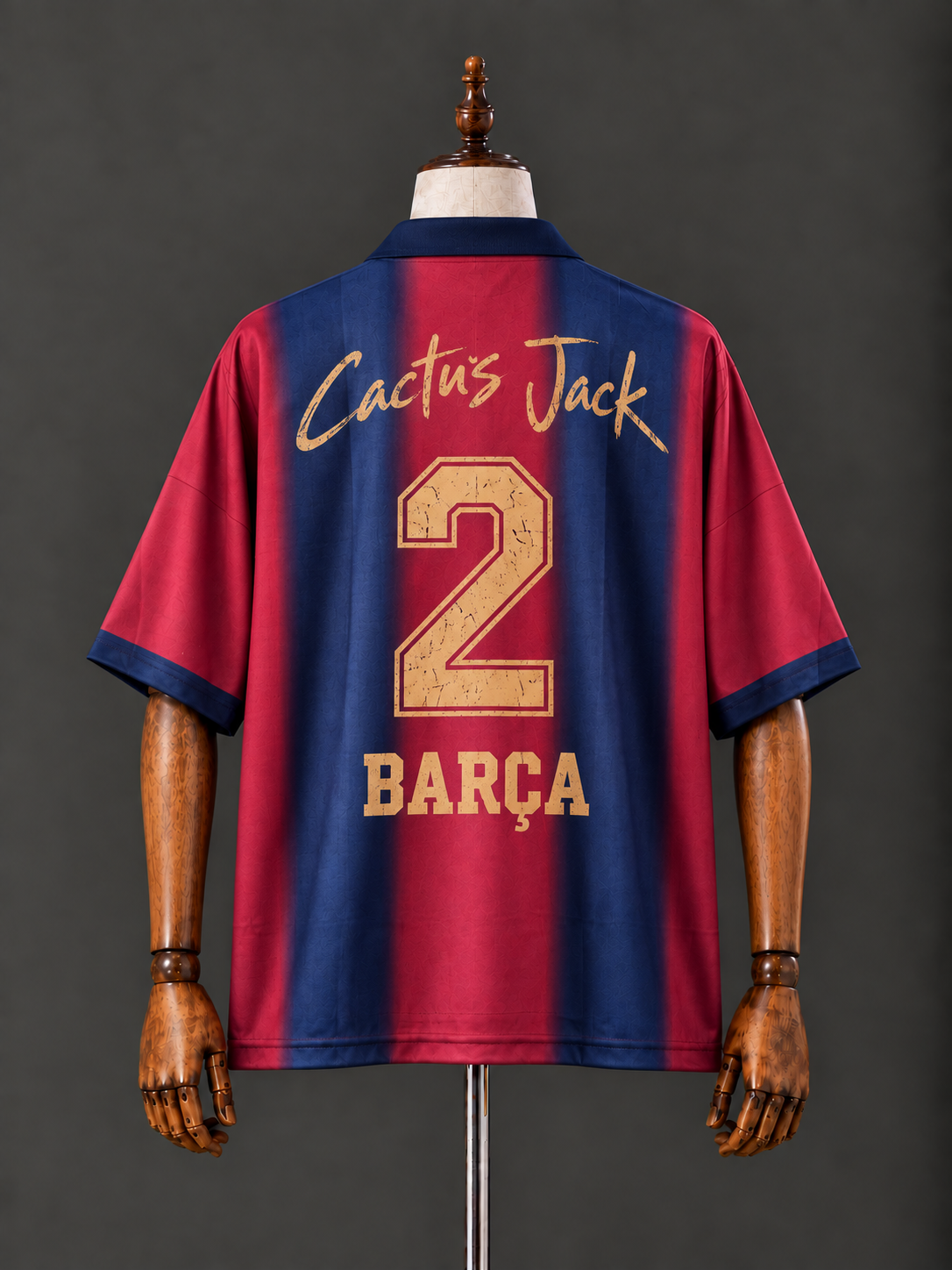 FC BARCELONA x CACTUS JACK FIVE SLEEVES PREMIUM EMBROIDERY