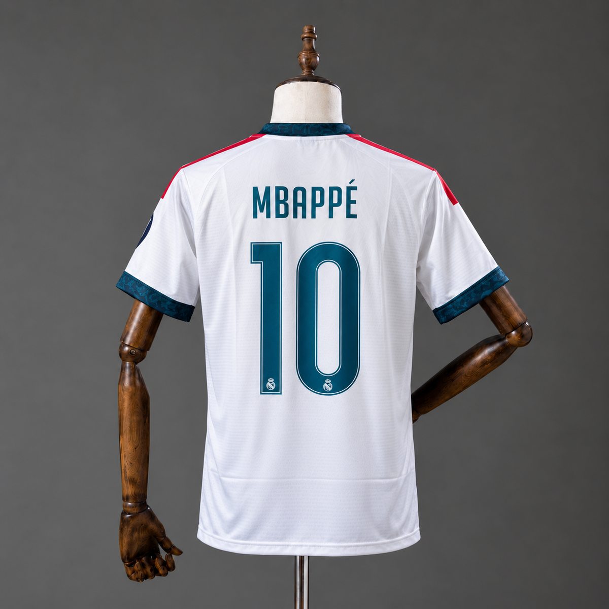 KYLIAN MBAPPE REAL MADRID 2026 - 27 HOME KIT PREMIUM EMBROIDERY