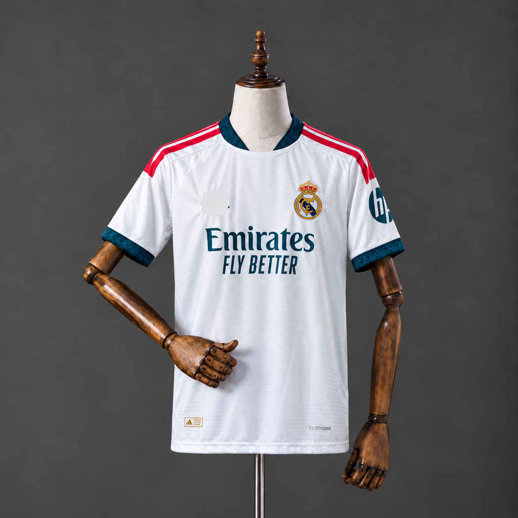 KYLIAN MBAPPE REAL MADRID 2026 - 27 HOME KIT PREMIUM EMBROIDERY