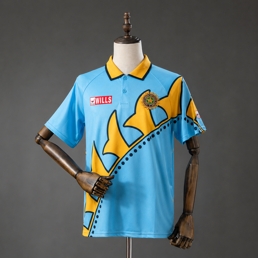 SACHIN TENDULKAR INDIA 1999 WORLD CUP KIT PREMIUM EMBROIDERY