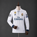 CRISTIANO RONALDO REAL MADRID 2016 - 17 HOME KIT PREMIUM EMBROIDERY F/S