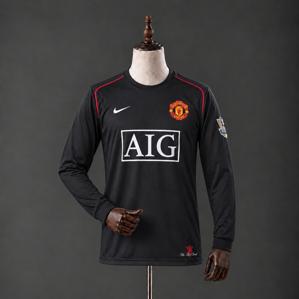 CRISTIANO RONALDO MANCHESTER UNITED 2007 - 08 AWAY KIT PREMIUM EMBROIDERY F/S