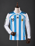 LIONEL MESSI ARGENTINA 2006 HOME KIT PREMIUM EMBROIDERY F/S