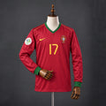 CRISTIANO RONALDO PORTUGAL 2006 HOME KIT PREMIUM EMBROIDERY F/S