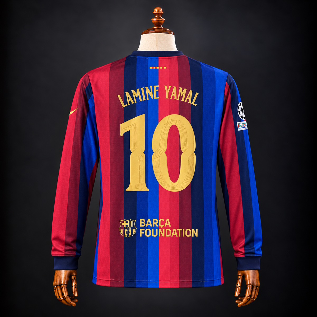 LAMINE YAMAL FC BARCELONA 2026 - 27 HOME KIT PREMIUM EMBROIDERY F/S