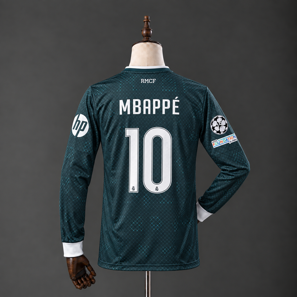 KYLIAN MBAPPE REAL MADRID 2026 - 27 AWAY KIT PREMIUM EMBROIDERY F/S