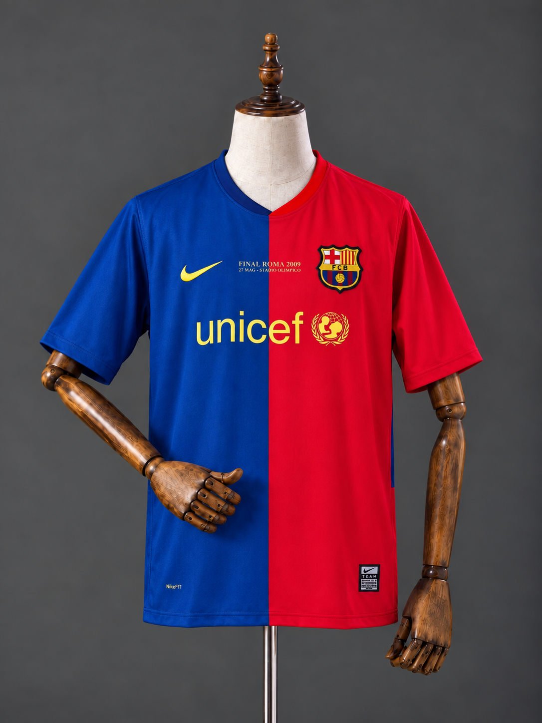 LIONEL MESSI FC BARCELONA 2008 - 09 HOME KIT PREMIUM EMBROIDERY