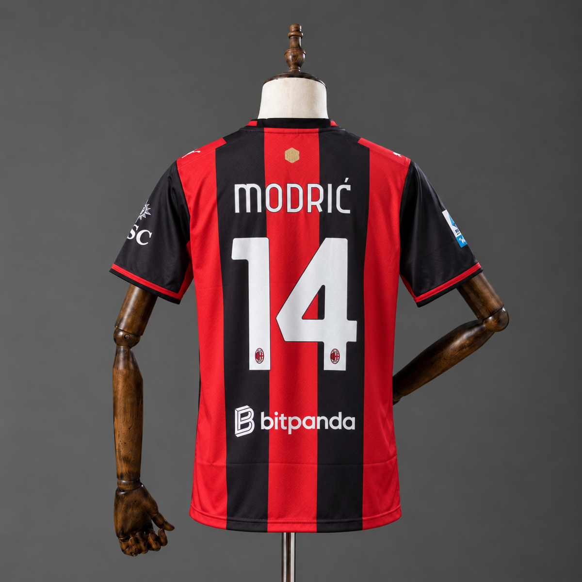 LUKA MODRIC AC MILAN 2026 - 27 HOME KIT PREMIUM EMBROIDERY