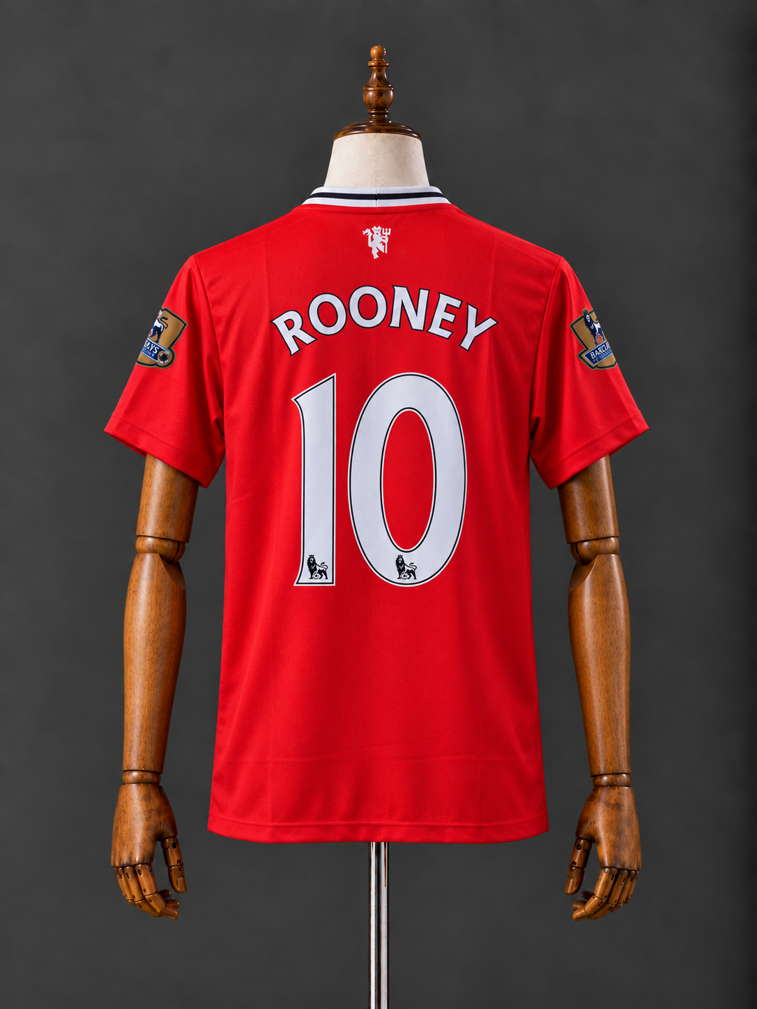 WAYNE ROONEY MANCHESTER UNITED 2010 - 11 HOME KIT PREMIUM EMBROIDERY