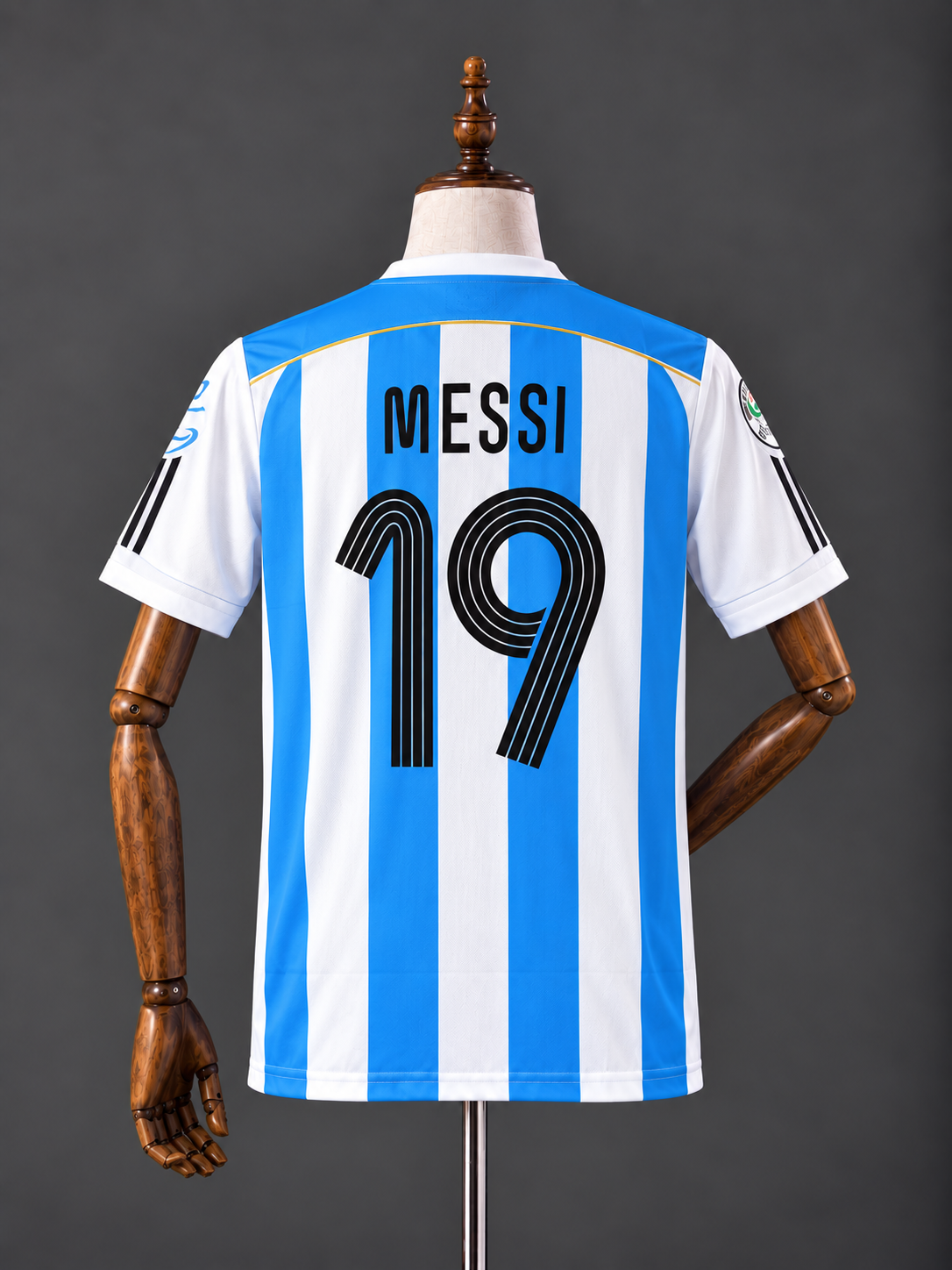 LIONEL MESSI ARGENTINA 2006 HOME KIT PREMIUM EMBROIDERY