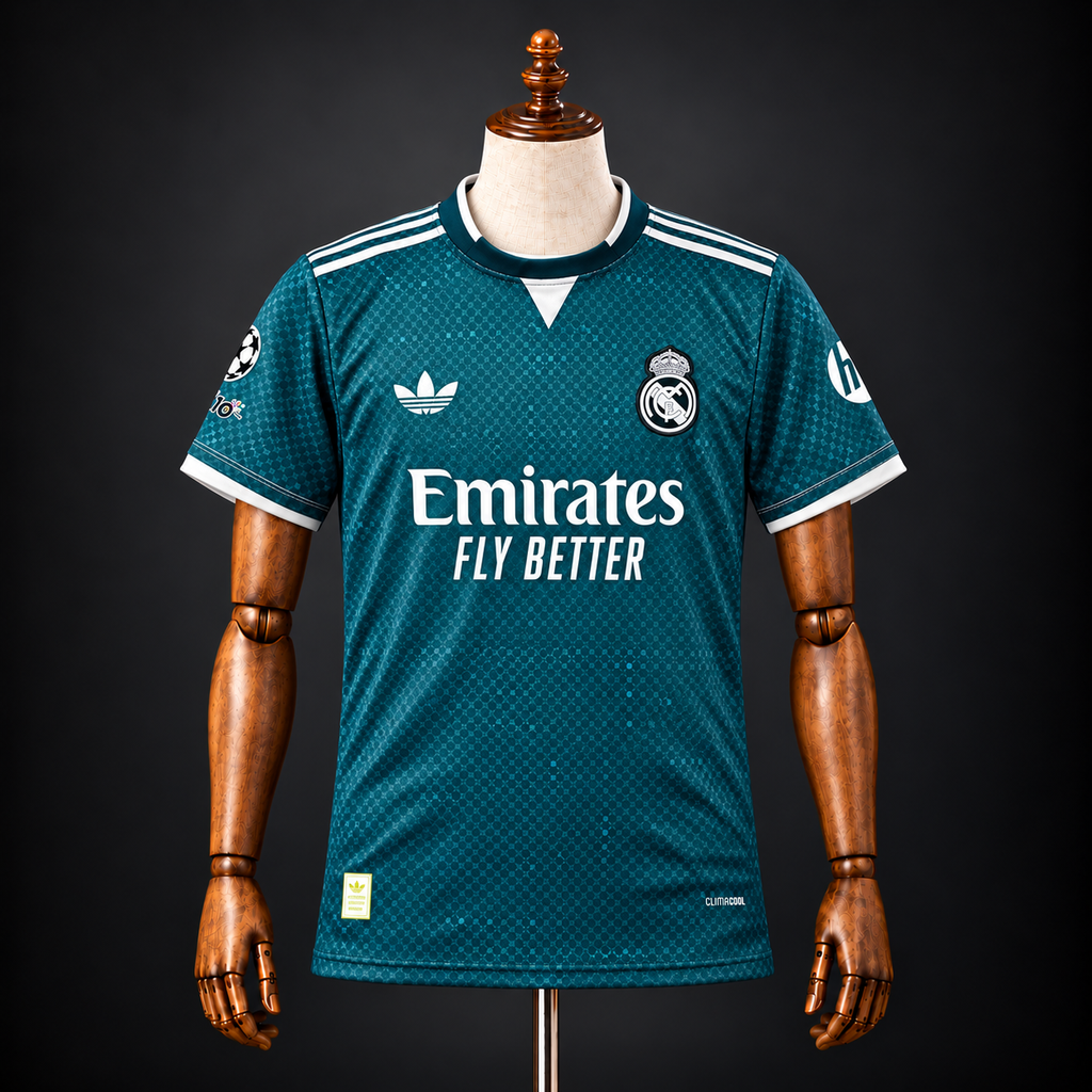 JUDE BELLINGHAM REAL MADRID 2026 - 27 AWAY KIT PREMIUM EMBROIDERY