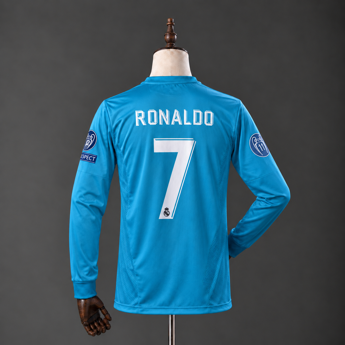 CRISTIANO RONALDO REAL MADRID 2017 - 18 THIRD KIT PREMIUM EMBROIDERY
