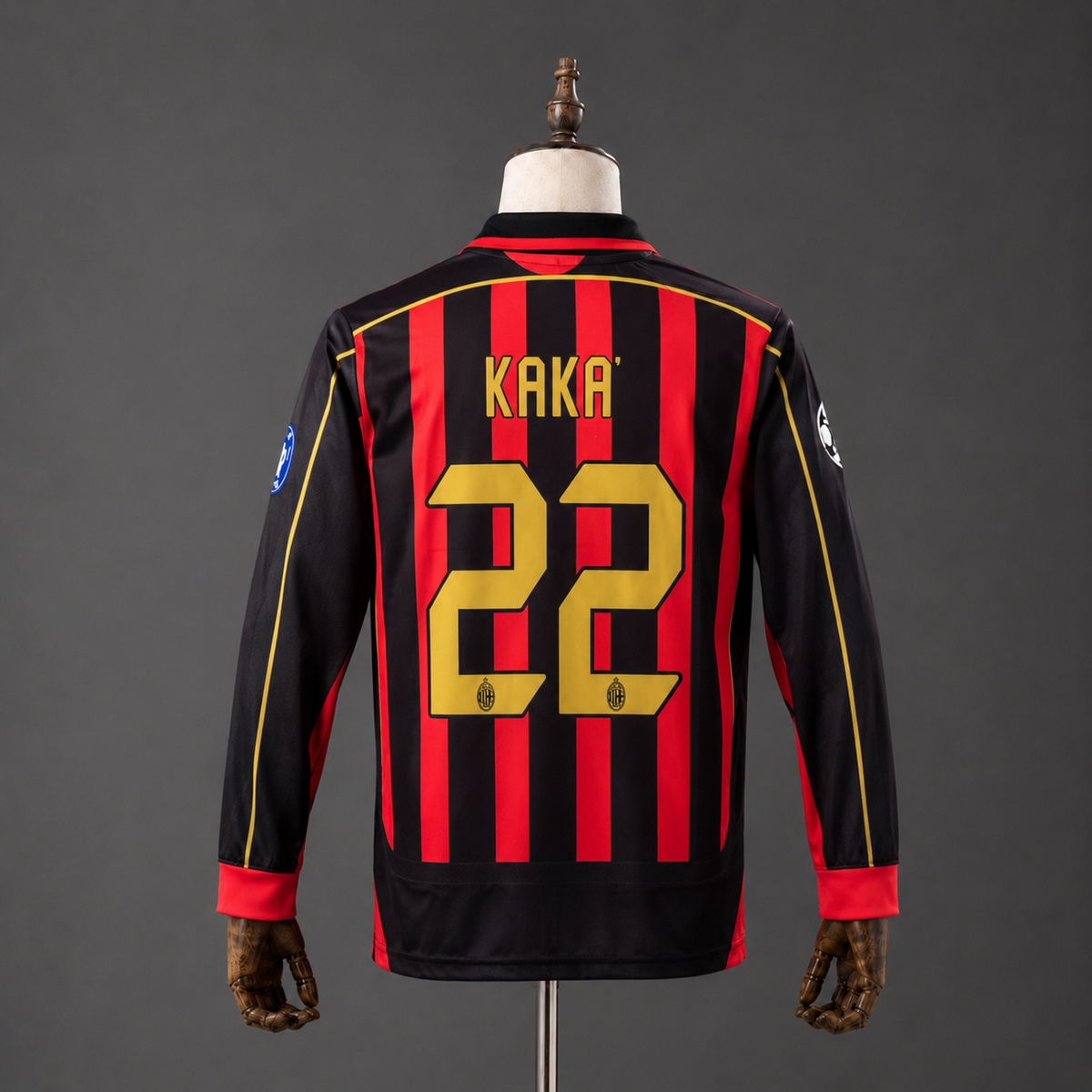 KAKA AC MILAN 2006 - 07 HOME KIT PREMIUM EMBROIDERY