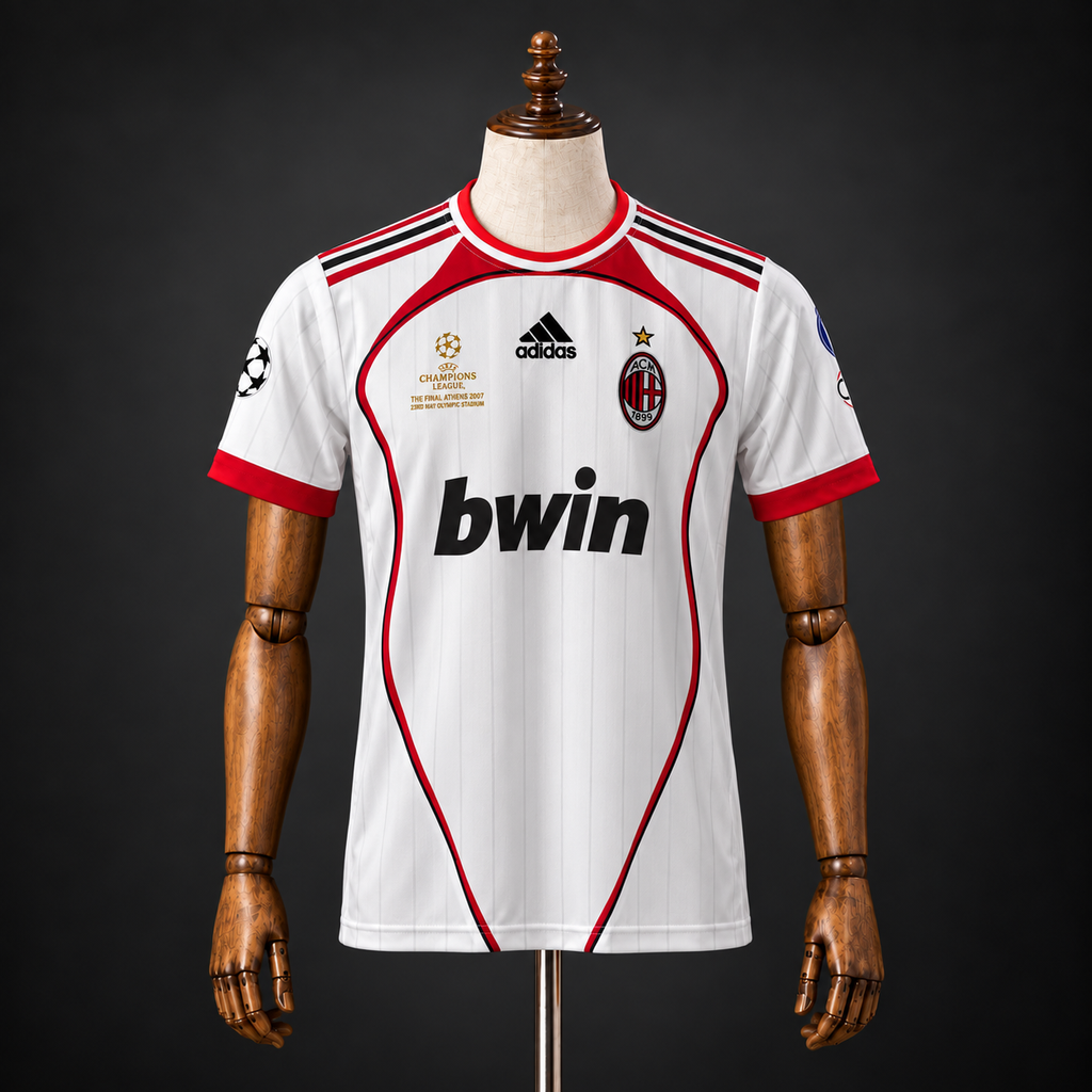 MALDINI AC MILAN 2006 - 07 AWAY KIT PREMIUM EMBROIDERY