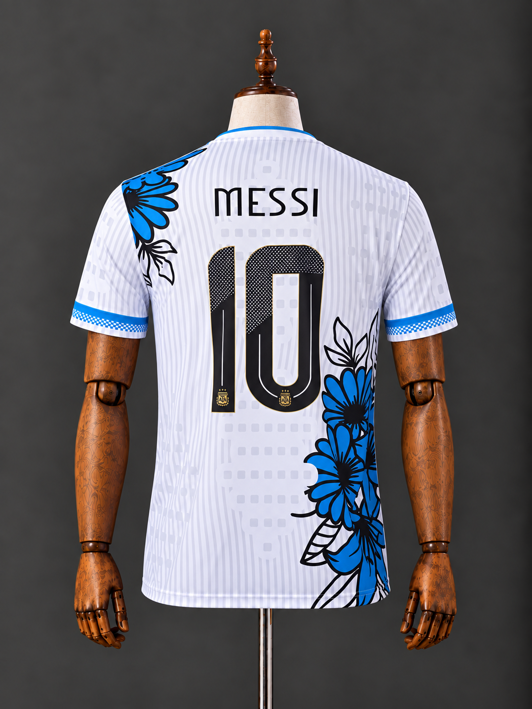 LIONEL MESSI ARGENTINA BLACK SNAKE EDITION KIT PREMIUM EMBROIDERY