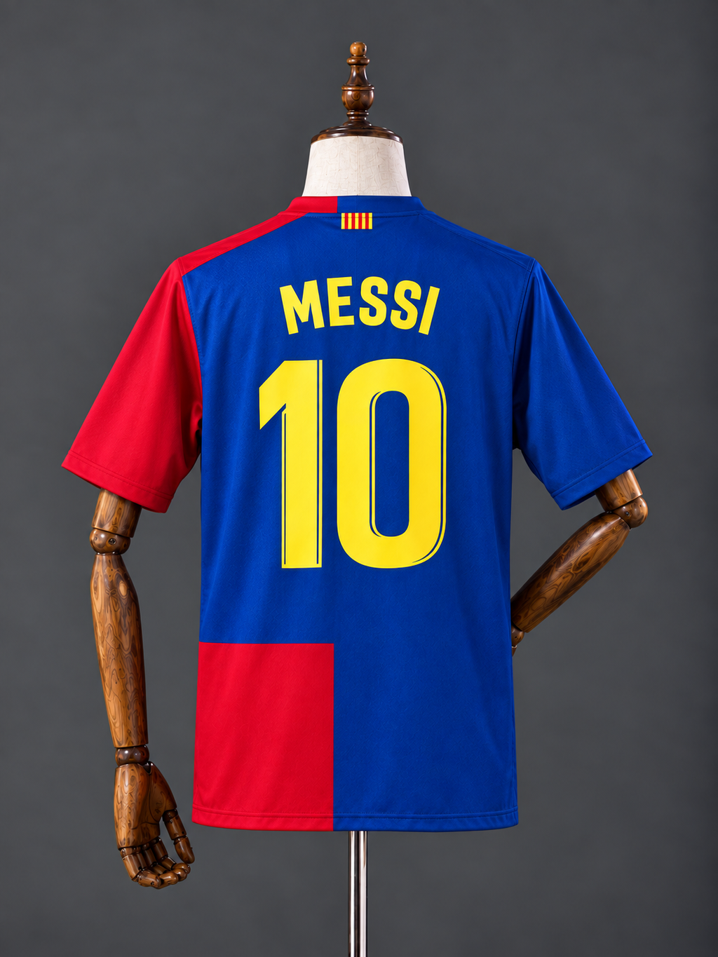 LIONEL MESSI FC BARCELONA 2008 - 09 HOME KIT PREMIUM EMBROIDERY